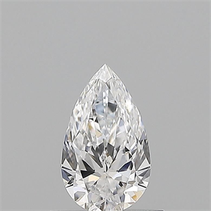 Picture of Natural Diamond 0.50 Carats, Pear with  Cut, D Color, VS1 Clarity and Certified by GIA