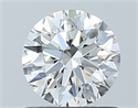 Diamante Natural 0.75 quilates, Redondo , Color G, claridad VVS2 y certificado GIA