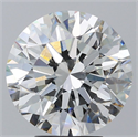 Natural Diamond 5.02 Carats, Round with Excellent Cut, H Color, VS1 Clarity and Certified by GIA