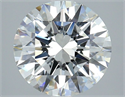Natural Diamond 3.44 Carats, Round with Excellent Cut, G Color, VS2 Clarity and Certified by GIA