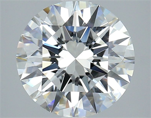 Picture of Natural Diamond 3.44 Carats, Round with Excellent Cut, G Color, VS2 Clarity and Certified by GIA