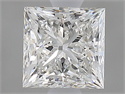 Diamante Natural 1.00 quilates, Princesa , Color F, claridad VS2 y certificado GIA