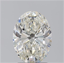 Natural Diamond 2.51 Carats, Oval with  Cut, J Color, VS1 Clarity and Certified by GIA