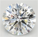 Lab Grown Diamond 3.77 Carats, Round with Excellent Cut, D Color, VVS1 Clarity and Certified by GIA