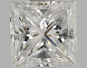 Picture of Natural Diamond 0.80 Carats, Princess with  Cut, H Color, VVS2 Clarity and Certified by GIA