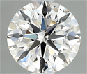 Diamante Natural 0.55 quilates, Redondo , Color G, claridad VS2 y certificado IGI