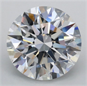 Del inventario de diamantes de laboratorio, 2.06 quilates, Redondo , Color E, claridad VS1 y certificado IGI
