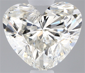 Picture of Natural Diamond 0.51 Carats, Heart with  Cut, H Color, SI2 Clarity and Certified by IGI