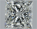 Natural Diamond 2.01 Carats, Princess with  Cut, J Color, VS2 Clarity and Certified by GIA