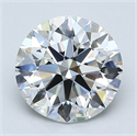 Diamante Natural 2.22 quilates, Redondo , Color G, claridad VVS2 y certificado GIA