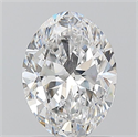Natural Diamond 1.20 Carats, Oval with  Cut, D Color, SI1 Clarity and Certified by GIA