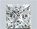 Natural Diamond 1.53 Carats, Princess with  Cut, I Color, VS1 Clarity and Certified by GIA
