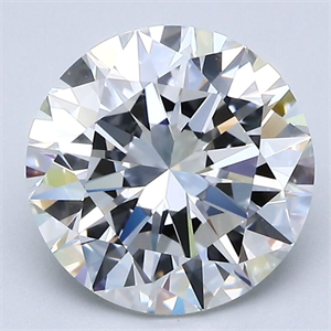 Foto Diamante Natural 3.00 quilates, Redondo , Color F, claridad VVS2 y certificado GIA de