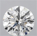 Del inventario de diamantes de laboratorio, 2.70 quilates, Redondo , Color F, claridad VVS2 y certificado IGI