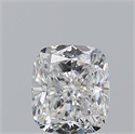 Natural Diamond 1.51 Carats, Cushion with  Cut, E Color, VVS1 Clarity and Certified by GIA