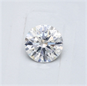 Diamante Natural 0.42 quilates, Redondo , Color F, claridad I1 y certificado GIA