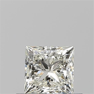 Picture of Natural Diamond 0.52 Carats, Princess with  Cut, K Color, VS1 Clarity and Certified by GIA