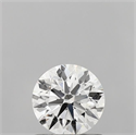 Lab Grown Diamond 0.73 Carats, Round with Ideal Cut, D Color, VVS2 Clarity and Certified by IGI