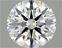 Lab Grown Diamond 3.09 Carats, Round with Ideal Cut, E Color, VS2 Clarity and Certified by IGI