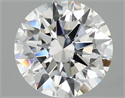 Lab Grown Diamond 3.01 Carats, Round with Ideal Cut, F Color, VVS2 Clarity and Certified by IGI