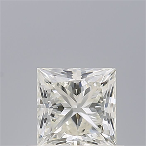 Picture of Natural Diamond 0.57 Carats, Princess with  Cut, H Color, VVS1 Clarity and Certified by IGI