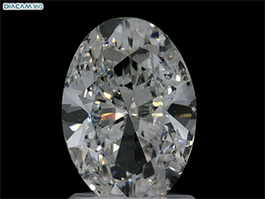 Picture of Natural Diamond 1.80 Carats, Oval with  Cut, F Color, VS1 Clarity and Certified by GIA