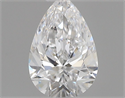 Diamante Natural 0.45 quilates, De pera , Color E, claridad VS2 y certificado GIA