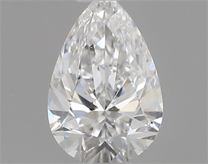 Foto Diamante Natural 0.45 quilates, De pera , Color E, claridad VS2 y certificado GIA de