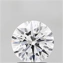 Lab Grown Diamond 1.57 Carats, Round with Ideal Cut, E Color, VS1 Clarity and Certified by IGI