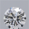 Diamante Natural 0.54 quilates, Redondo , Color E, claridad SI1 y certificado GIA