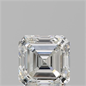 Natural Diamond 0.90 Carats, Asscher with  Cut, H Color, VS1 Clarity and Certified by GIA