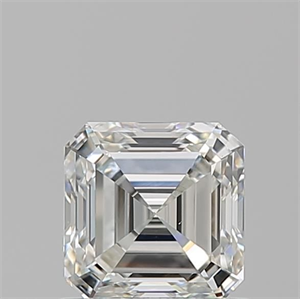 Picture of Natural Diamond 0.90 Carats, Asscher with  Cut, H Color, VS1 Clarity and Certified by GIA