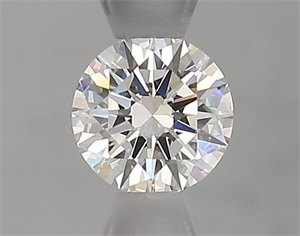 Picture of Natural Diamond 0.45 Carats, Round with Excellent Cut, H Color, SI2 Clarity and Certified by GIA