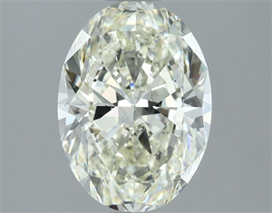 Picture of Natural Diamond 2.52 Carats, Oval with  Cut, K Color, VS2 Clarity and Certified by IGI