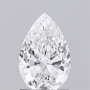Picture of Natural Diamond 1.00 Carats, Pear with  Cut, D Color, SI2 Clarity and Certified by GIA