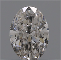 Natural Diamond 0.31 Carats, Oval with  Cut, H Color, SI1 Clarity and Certified by GIA