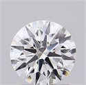 Lab Grown Diamond 1.06 Carats, Round with Ideal Cut, D Color, VVS1 Clarity and Certified by IGI