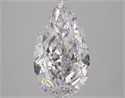 Diamante Natural 5.02 quilates, De pera , Color F, claridad IF y certificado GIA