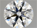 Natural Diamond 0.82 Carats, Round with Excellent Cut, I Color, VVS1 Clarity and Certified by GIA
