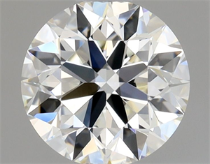 Picture of Natural Diamond 0.82 Carats, Round with Excellent Cut, I Color, VVS1 Clarity and Certified by GIA