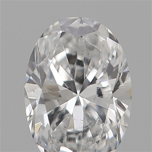 Picture of Natural Diamond 0.19 Carats, Oval with  Cut, D Color, VS2 Clarity and Certified by IGI
