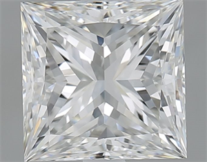 Foto Diamante Natural 2.01 quilates, Princesa , Color G, claridad VVS2 y certificado GIA de