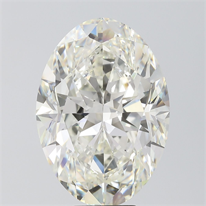 Picture of Natural Diamond 8.03 Carats, Oval with  Cut, I Color, VS2 Clarity and Certified by IGI