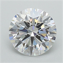 Lab Grown Diamond 1.32 Carats, Round with Ideal Cut, D Color, VS1 Clarity and Certified by IGI