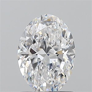 Picture of Natural Diamond 1.00 Carats, Oval with  Cut, D Color, SI1 Clarity and Certified by GIA