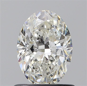 Picture of Natural Diamond 0.73 Carats, Oval with  Cut, H Color, VS1 Clarity and Certified by GIA