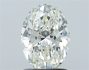Foto Diamante Natural 1.30 quilates, Ovalado , Color J, claridad VS1 y certificado GIA de