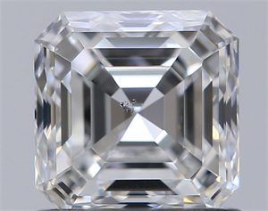 Foto Diamante Natural 0.92 quilates, Asscher , Color E, claridad SI1 y certificado GIA de
