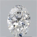 Natural Diamond 0.70 Carats, Oval with  Cut, E Color, VS2 Clarity and Certified by GIA