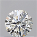 Natural Diamond 0.50 Carats, Round with Excellent Cut, I Color, SI1 Clarity and Certified by GIA